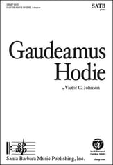 Gaudeamus Hodie SATB choral sheet music cover